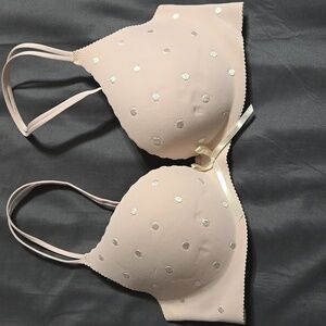 Victoria's Secret Light Pink Polka Dot Bra